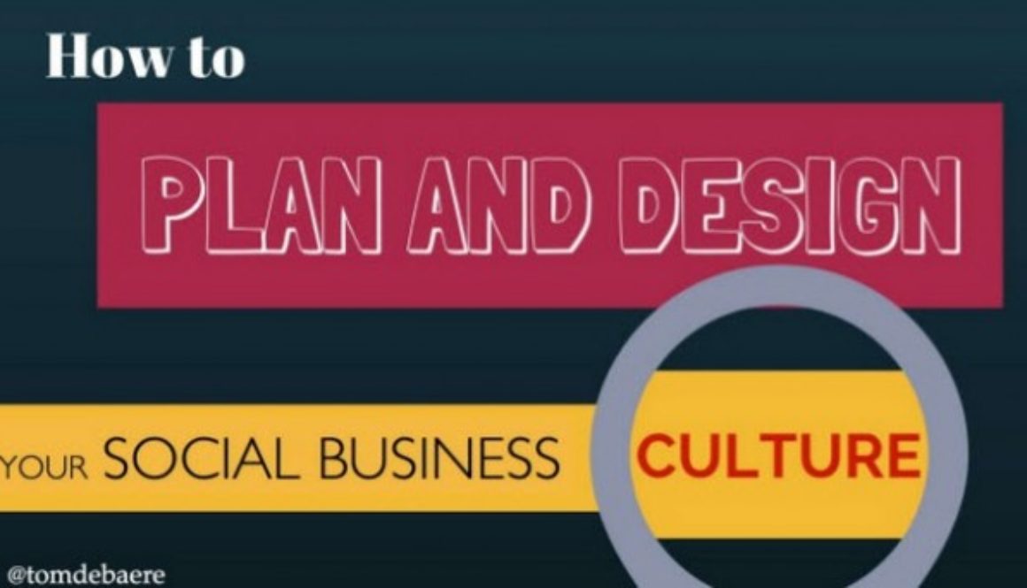 How to design your Social Business Culture by Tom De Baere